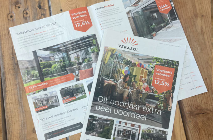 H-A-H Folders - H1 instore huis aan huis pos verasol - H1-HAH-H9